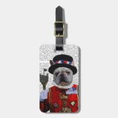 Bulldog Beefeater Bagagelabel (Voorkant verticaal)