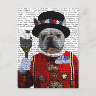Bulldog Beefeater Briefkaart