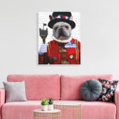 Bulldog Beefeater Canvas Afdruk (Insitu (Woonkamer))