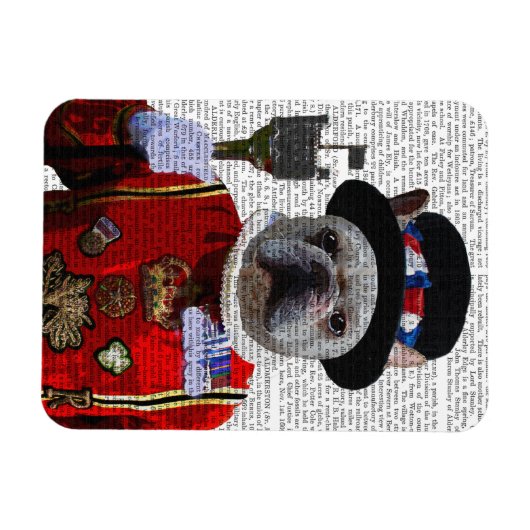 Bulldog Beefeater Magneet (Horizontaal)