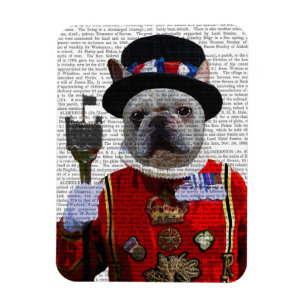 Bulldog Beefeater Magneet