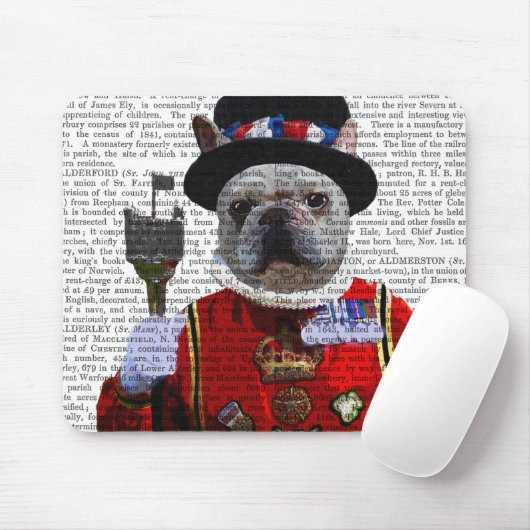 Bulldog Beefeater Muismat (Met muis)