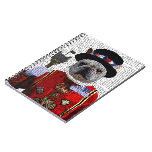 Bulldog Beefeater Notitieboek (Linkerzijde)