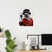Bulldog Beefeater Poster (Thuiskantoor)