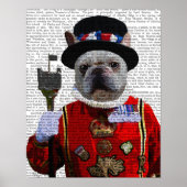 Bulldog Beefeater Poster (Voorkant)