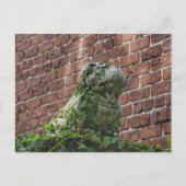 Bulldog beeld Savannah Georgia Fotografisch Briefkaart (Voorkant)