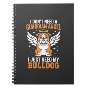 Bulldog Beschermengel Hond Notitieboek