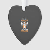 Bulldog Beschermengel Hond Ornament (voorkant)