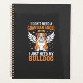 Bulldog Beschermengel Hond Planner (Voorkant)