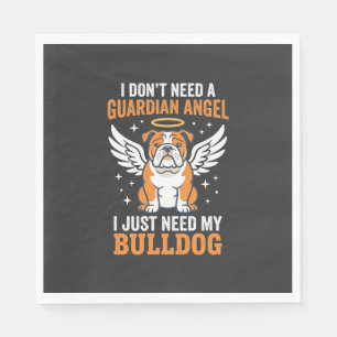 Bulldog Beschermengel Hond Servet