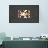 Bulldog Beschermengel Hond Spandoek (Beurs)