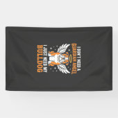 Bulldog Beschermengel Hond Spandoek (Horizontaal)