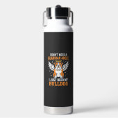 Bulldog Beschermengel Hond Waterfles (Voorkant)