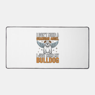 Bulldog Beschermengel Vintage Hond Liefhebber Shir Bureaumat