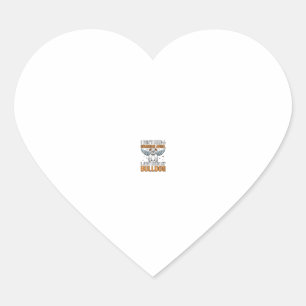Bulldog Beschermengel Vintage Hond Liefhebber Shir Hart Sticker