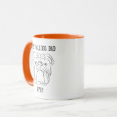 Bulldog, Beste Hond Papa Ooit Mok (Voorkant links)