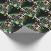 Bulldog Bestuur Fiets St. Patrick's Dag Cadeaupapier (Hoek)