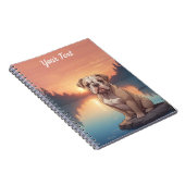 Bulldog bij het meer notitieboek (Rechterzijde)