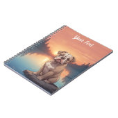 Bulldog bij het meer notitieboek (Linkerzijde)