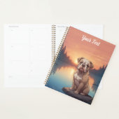 Bulldog bij het meer planner (Display)