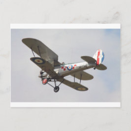 Bulldog Biplane Briefkaart