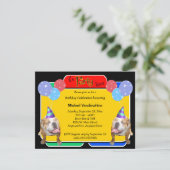 Bulldog Birthday Barker Kaart (Staand voorkant)