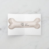 Bulldog Birthday Feestdagen Kaart (Binnen)