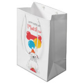 Bulldog Birthday Party Medium Cadeauzakje (Voorkant Gekanteld)