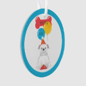 Bulldog Birthday Party Ornament (voorkant)