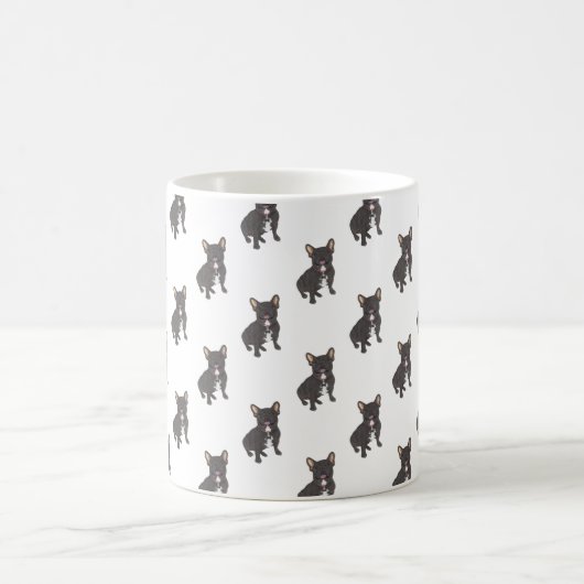 Bulldog (Black Brindle) Koffiemok (Center)