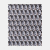 Bulldog Blanket Cute Bulldog Art Fleece Blanket (Voorkant)