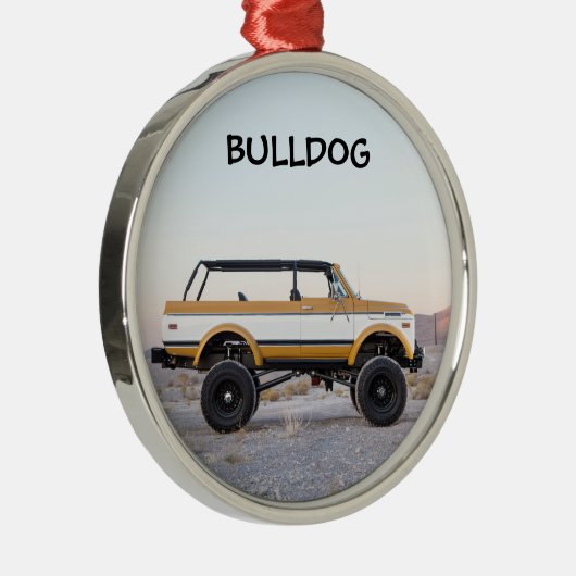 Bulldog Blazer Ornament (Rechts)