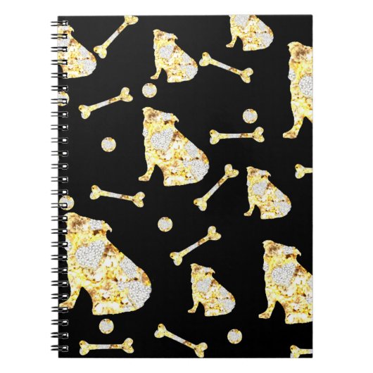 BULLDOG BLING NOTITIEBOEK (Voorkant)