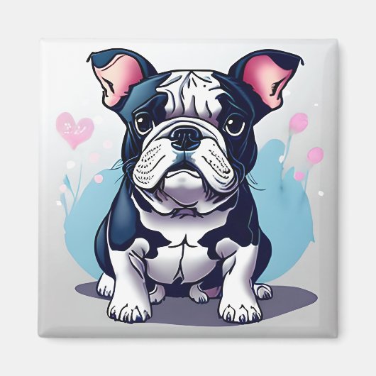 Bulldog Bliss Magneet (Voorkant)