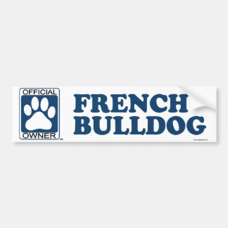 Bulldog Blue Bumpersticker