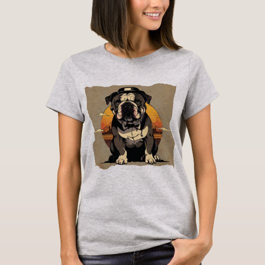 Bulldog Blues T-shirt (Voorkant)