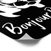 Bulldog Bonjour Es Poster (Hoek)