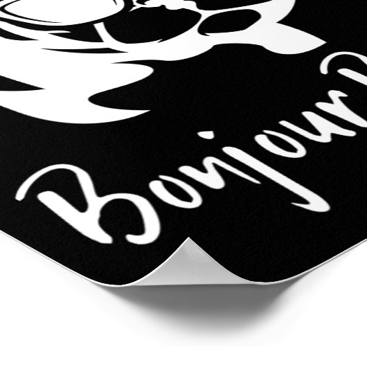 Bulldog Bonjour Es Poster (Hoek)