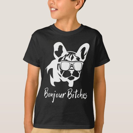 Bulldog Bonjour Es T-shirt (Voorkant)