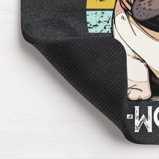 Bulldog Brains Mousepad Muismat (Hoek)