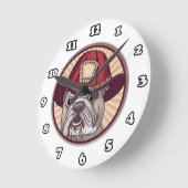 Bulldog brandweerman klok (Hoek)