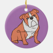 Bulldog Breed Thunder_Cove Keramisch Ornament (Achterkant)