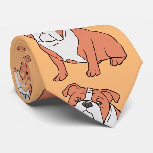 Bulldog Breed Thunder_Cove Stropdas (Opgerold)