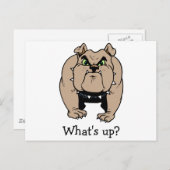 Bulldog Briefkaart (Voorkant / Achterkant)