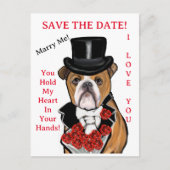 Bulldog Briefkaart (Voorkant)