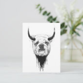 Bulldog Briefkaart (Staand voorkant)