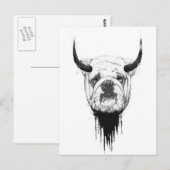 Bulldog Briefkaart (Voorkant / Achterkant)