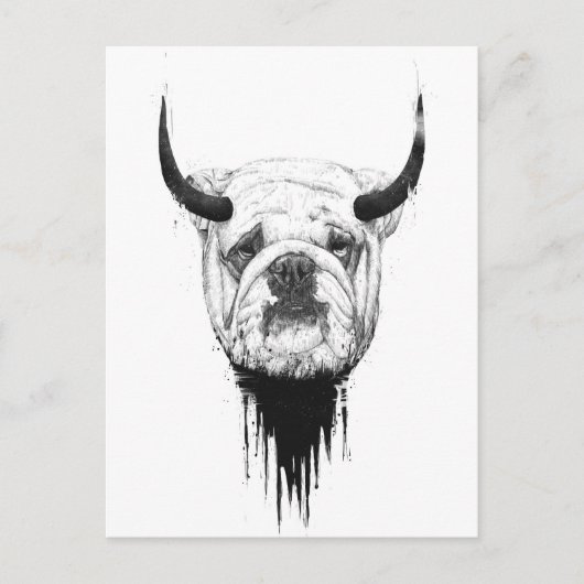 Bulldog Briefkaart (Voorkant)