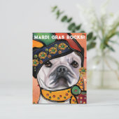 Bulldog briefkaart (Staand voorkant)