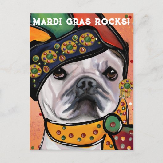 Bulldog briefkaart (Voorkant)